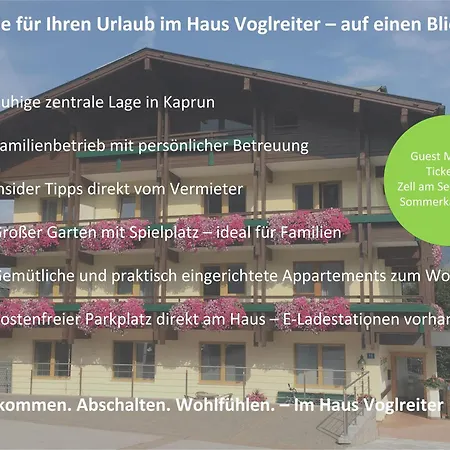 Haus Voglreiter - Inkl Sommerkarte, Zentrale Und Ruhige Lage, Garten Mit Spielplatz Apartament